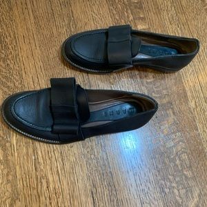 Marni black loafers with a beautiful bow